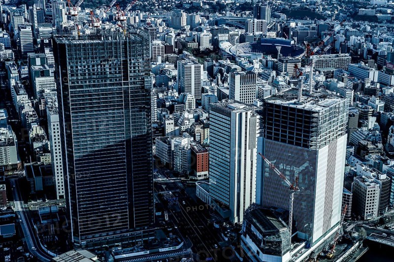 Cityscape seen from the Yokohama Landmark Tower. Shooting Location: Yokohama-city kanagawa prefecture