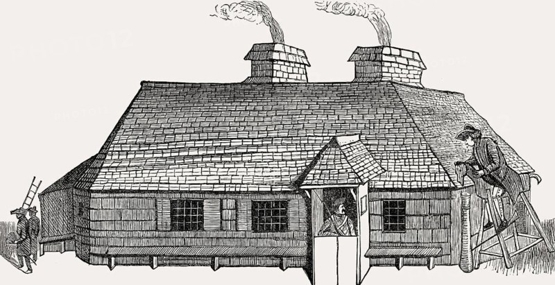 The Edinburgh City Guard House after Kay, High Street, Royal Mile, Edinburgh, Scotland, 19th century