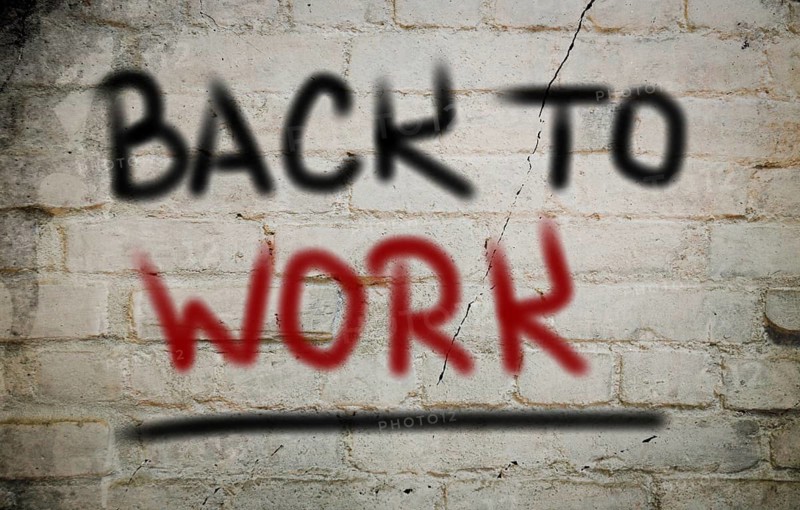 Back To Work Concept