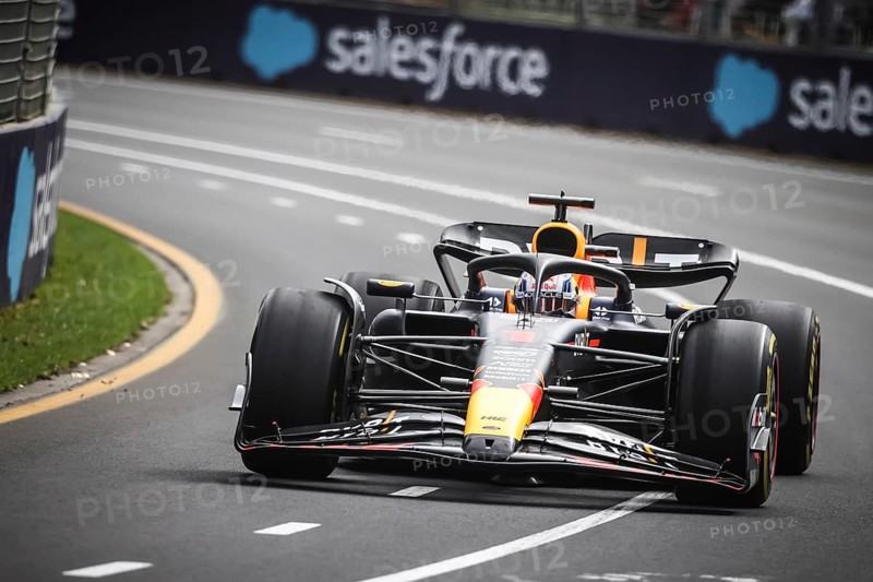 MELBOURNE, AUSTRALIA, APRIL 01: Max Verstappen of the Netherlands drives the Oracle Red Bull Racing RB19 in practice during the 2023 Australian Grand Prix at Albert Park on April 1, 2023 in Melbourne, Australia, Oceania