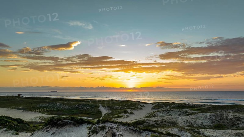 Florianópolis, Campeche beach during sunrise. Brazil. Rio Tavares neighborhood