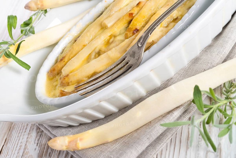 Asparagus leek casserole