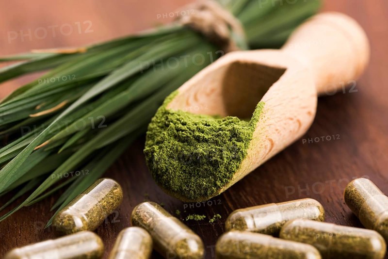 Young barley graß Detox superfood