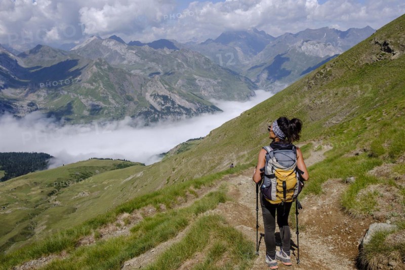 Hill of Hourqueta d´Allanz, Pyrenees National Park, Hautes-Pyrenees, France, Europe