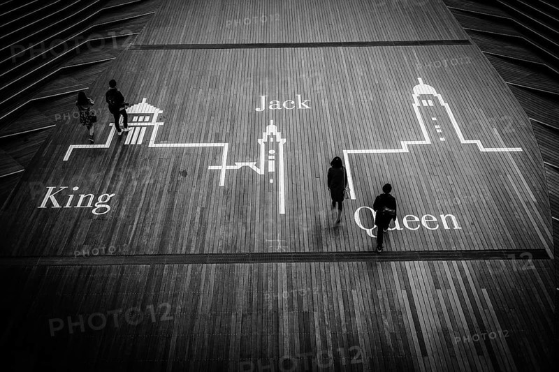 Yokohama Universitys Bridge landscape (monochrome). Shooting Location: Yokohama-city kanagawa prefecture