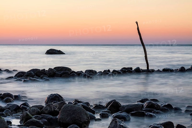 Evenings on the coast of the Baltic Sea
