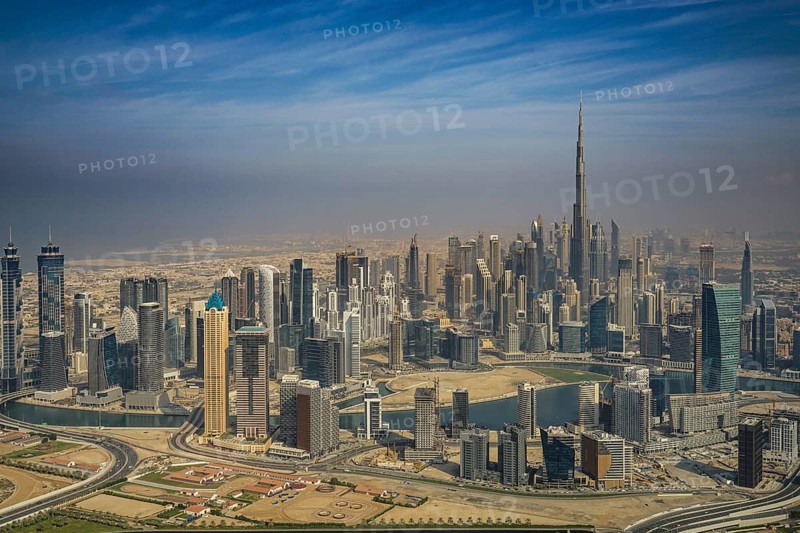 Urban landscape of Dubai United Arab Emirates. Shooting Location: Dubai