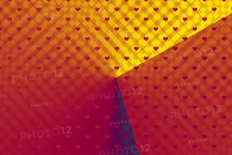 Valentine's Day template with heartsfor banners, inviations, advertisements, cards