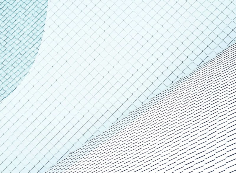 Nahaufnahme der abstrakten geometrischen und runden Formstruktur Wand
