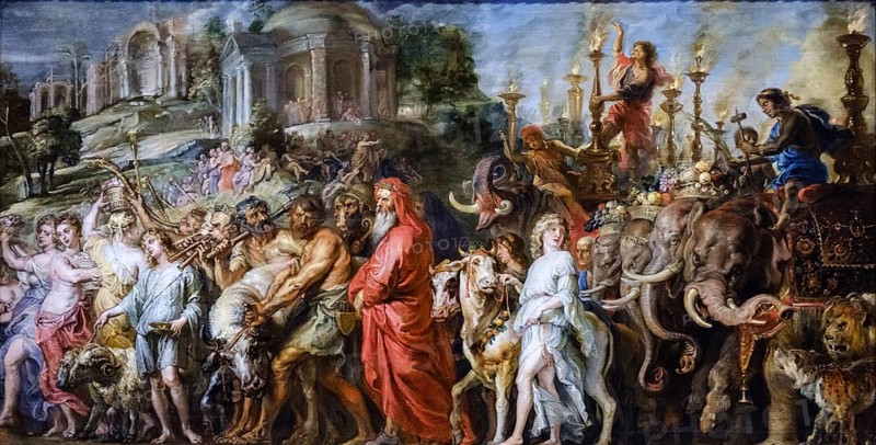 Peter Paul Rubens, a roman triumph, oil on canvas, National Gallery, London, England, Great Britain