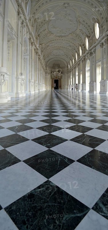 Royal residence of Venaria Reale, Italy. Gallery dedicated to goddess Diana