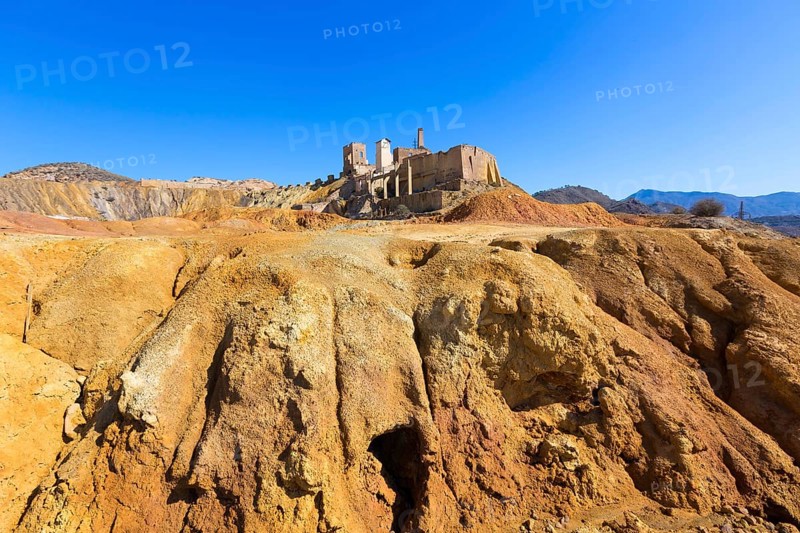 Mazarron Murcia deserted old mine in Spain