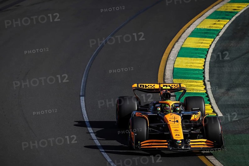 MELBOURNE, AUSTRALIA, MARCH 23: Lando Norris of Great Britain drives the McLaren MCL38 during qualifying in the 2024 Australian Grand Prix at Albert Park in Melbourne, Australia, Oceania
