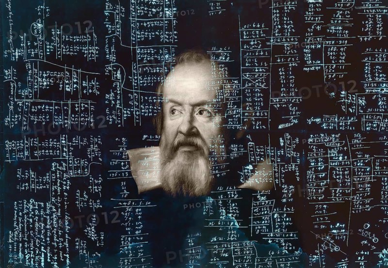 Galileo Galilei, 1564, 1642, Italian astronomer, handwritten scientific notes