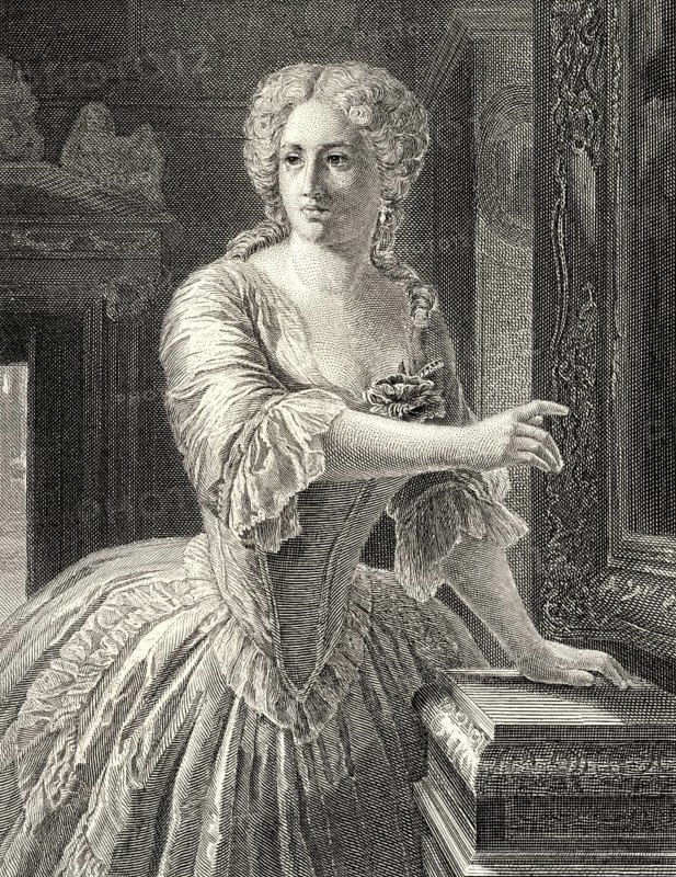 Amalia von Edelreich, character from the drama The Robbers by Friedrich Schiller, 1759 - 1805