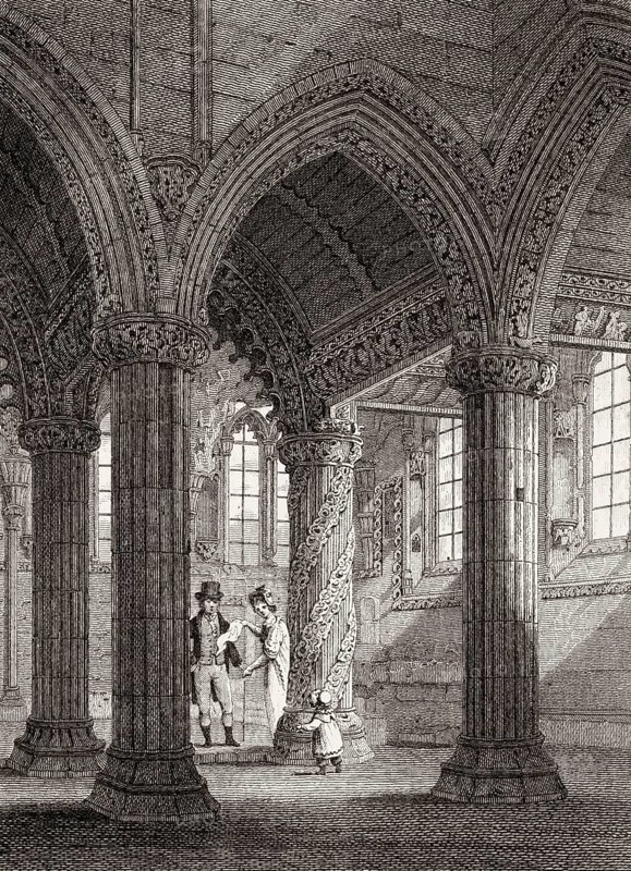 Rosslyn Chapel, Roslin, Midlothian, Scotland, 19th century, Views in Edinburgh by J. & H. S. Storer