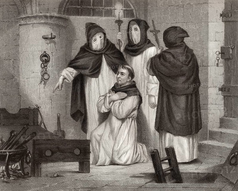 The torture of Girolamo Hieronymus Savonarola, 1452-1498, an Italian Dominican