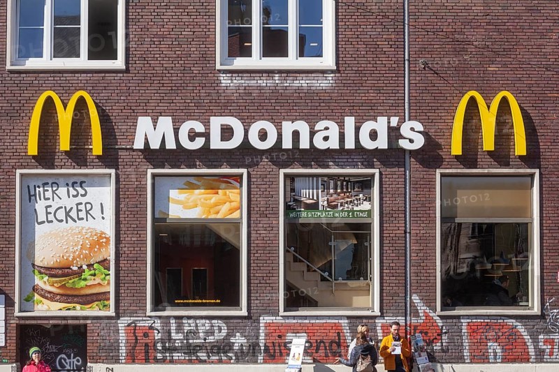 McDonald's branch and logo, Bremen, Germany, Europe
