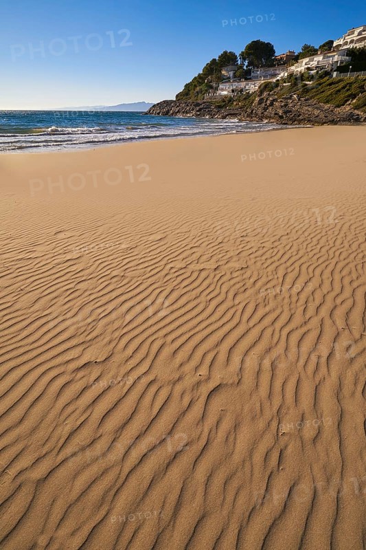 Cala Crancs Salou beach in Tarragona of Catalonia