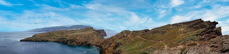Panorama of the Ponta de São Lourenço peninsula in Madeira