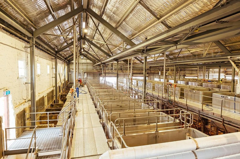 MCLAREN VALE, AUSTRALIA, April 13 2023: Hardys vineyard and wine production in the iconic wine region of Mclaren Vale in South Australia, Australia, Oceania