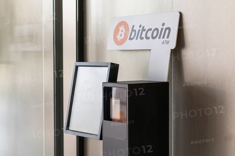 Bitcoin ATM, used for buying and selling cryptocurrencies