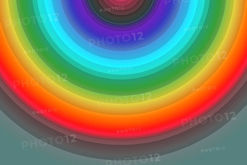 Abstract colorful semi circle geometric pattern design and background