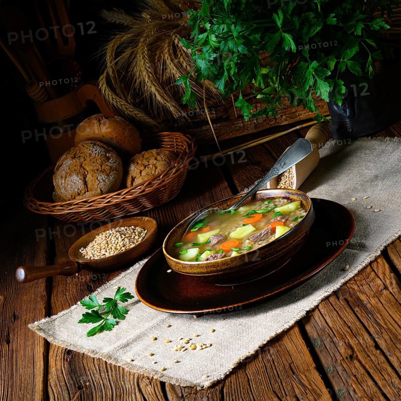 Krupnik a delicious Polish barley soup