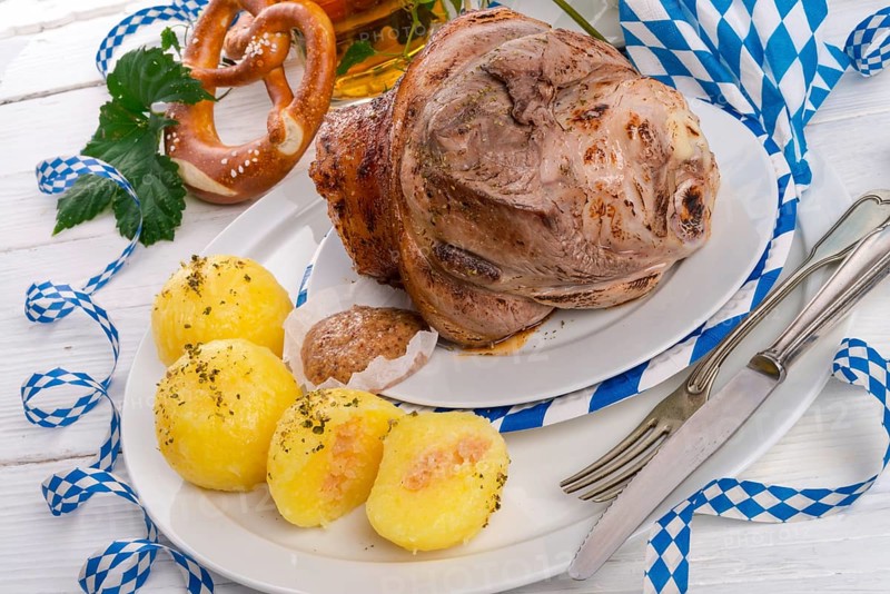 Schweinshaxe - pork knuckle on Bavarian