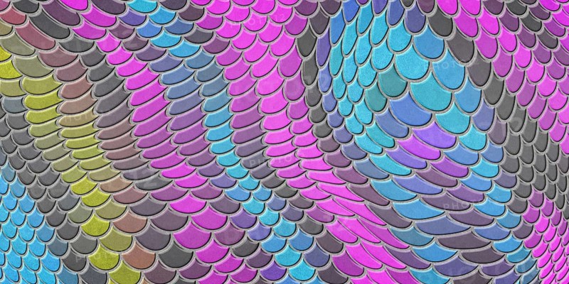 Colorful mermaid scales, fish scale, Fantasy texture