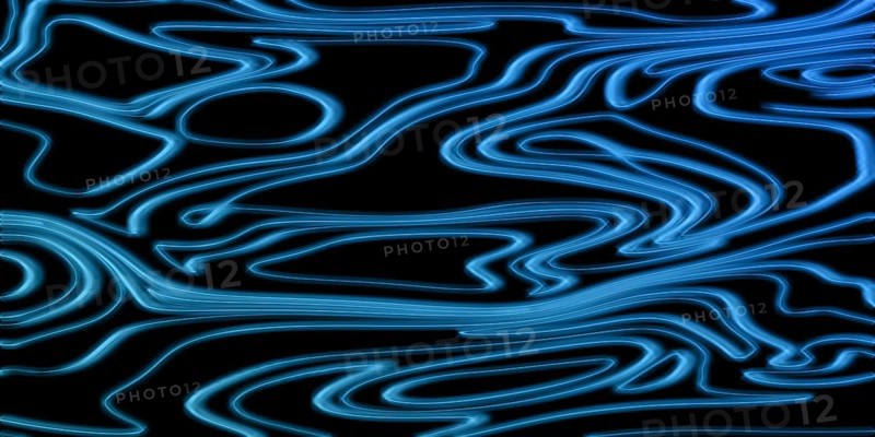 Neon Glow blue lines on a dark background, Glowing background