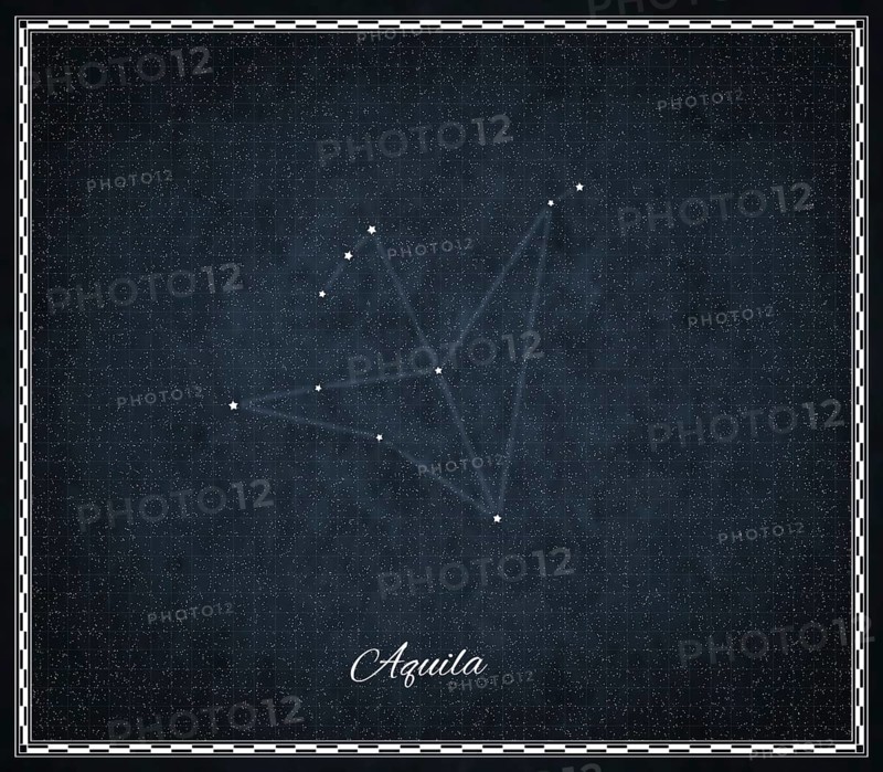 Aquila star constellation, Night sky, Cluster of stars, Deep space, Eagle constellation