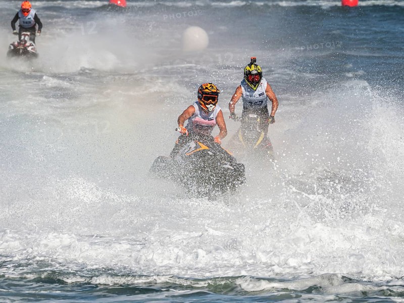 Olbia, Italy - September 16 - 20192 Aquabike world Championship gran prix of Italy
