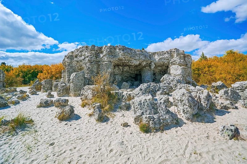The Stone Desert (Pobiti Kamani) - Fabulous Rock Phenomenon in Varna Province, Bulgaria Varna, Bulgaria, Europe