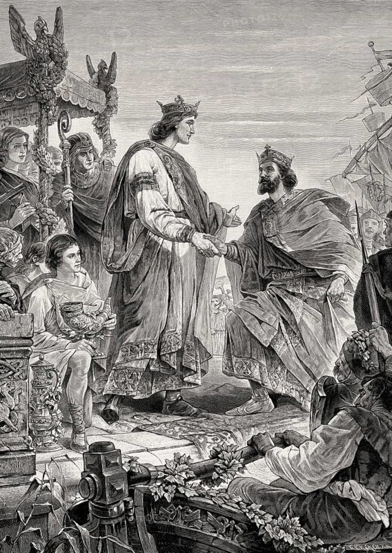 Meeting of Henry the Fowler and Charles III the Simple, 7 November 921, Treaty of Bonn