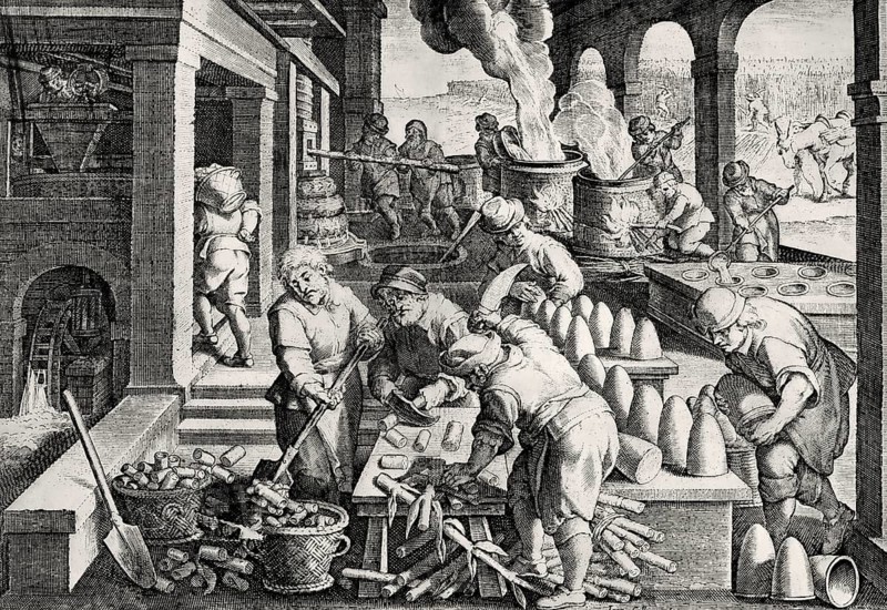 Sugar production, 16th century