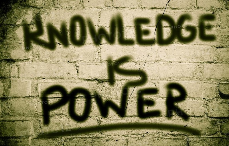 Knowledge Is Power Concept