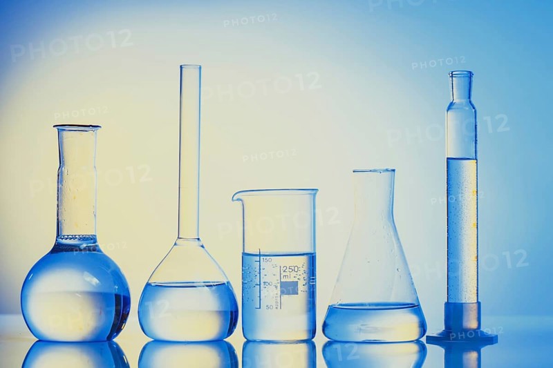 Laboratory glass for chemistry or medicine for research still life