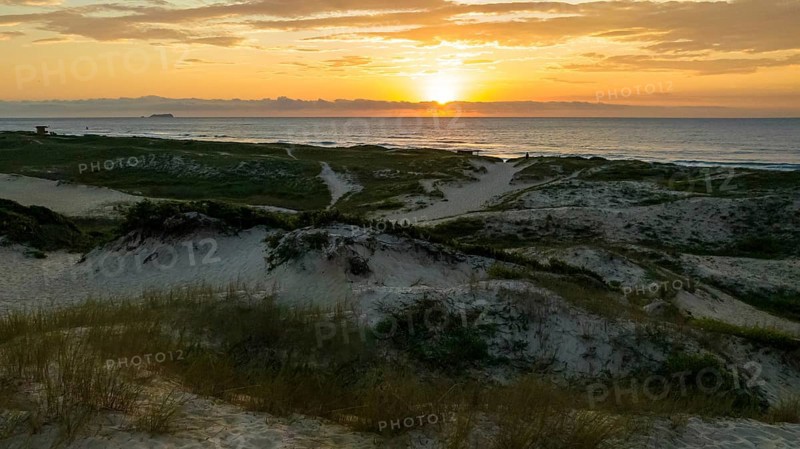 Florianópolis, Campeche beach during sunrise. Brazil. Rio Tavares neighborhood