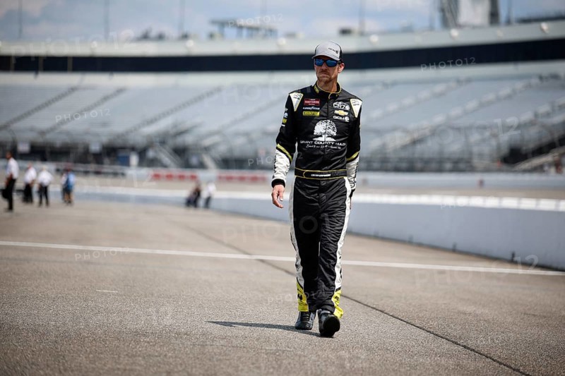 Grant Enfinger walks pit road before qualifying for the Clean Harbors 250 in Richmond, VA, USA, Richmond, United States of America, North America