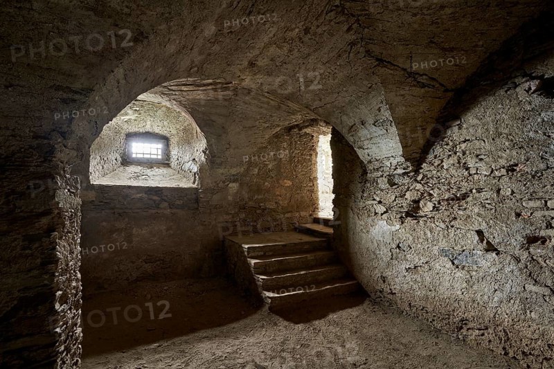 Cellar of the Old Castle Gmünd in Carinthia, Carinthia, Austria, Europe
