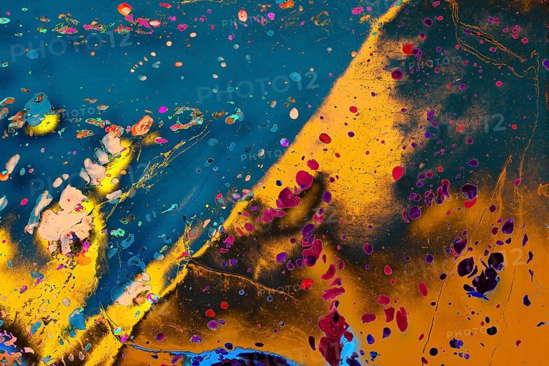 Abstract marbling art patterns in paint as background