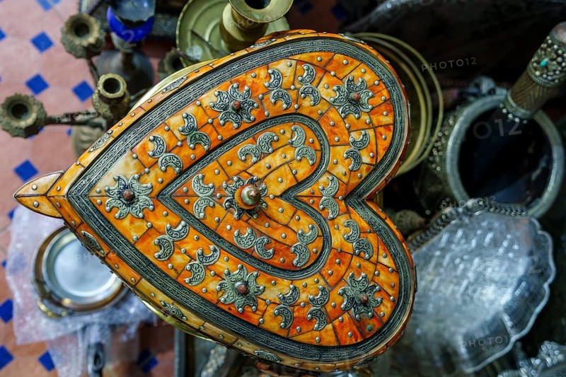 Heart shaped chest, Talaa Kebira, Fès el-Bali, Fez, morocco