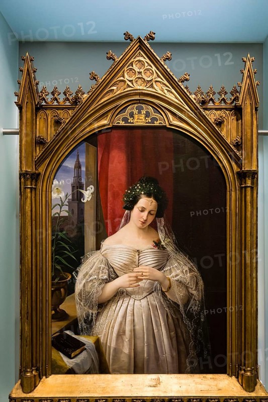 Albertine Mendelssohn Bartholdy, obra de August Theodor Kaselowsky, Museo Judío de Berlín, Berlin, Alemania