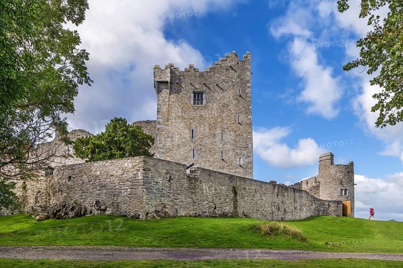 Ross Castle is a 15th-century tower house in County Kerry, Ireland, Europe