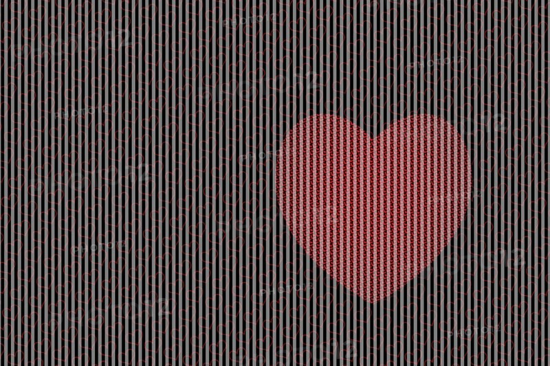 Valentine's Day template with heartsfor banners, inviations, advertisements, cards