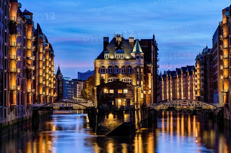 The Speicherstadt in Hamburg, city of Warehouses