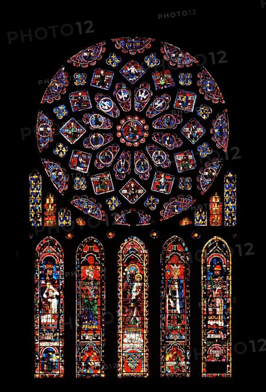 Chartres, Cathedral, Cathédrale Notre-Dame de Chartres, North Rose