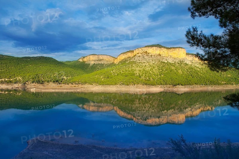 Embalse Arenos in Puebla de Arenoso Castellon Mijares river Spain