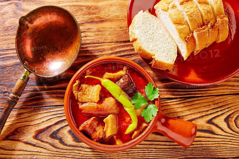 Tapas Callos madrilena typical from Madrid Spain